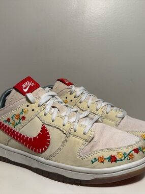 Nike Dunk Decon SB Low N7 Sail University Red Men’s Size 8.5 Athletic Embroidery